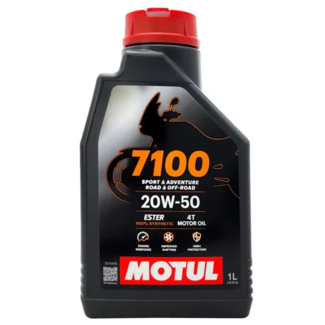 روغن موتورسیکلت موتول 7100 4T 20W-50 حجم 1لیتر