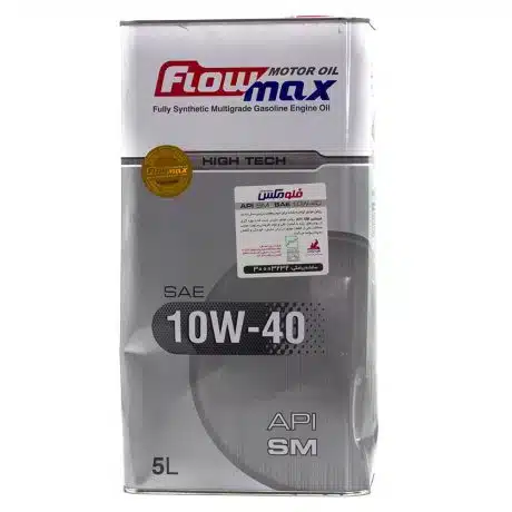 روغن موتور فلومکس مدل HIGH TECH 10W40-SM حجم 5 لیتر