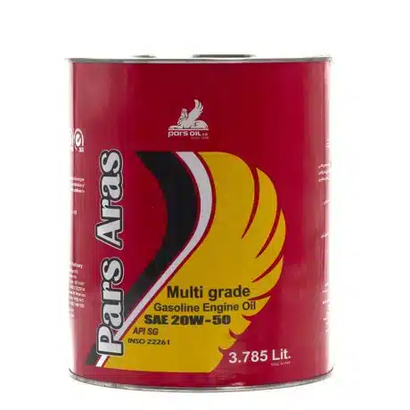 روغن موتور نفت پارس مدل پارس ارس 20W-50 حجم 4 لیتر