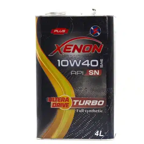 روغن موتور زنون مدل اولترا درایو توربو پلاس XENON 10w40 حجم 4 لیتر