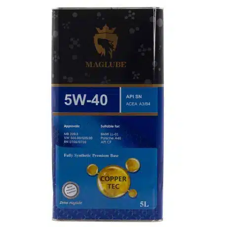 روغن موتور مگلوب کوپر تک مدل TEC SN 5W40 حجم 5 لیتر
