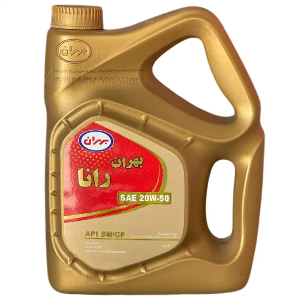 روغن موتور بهران رانا 20W50 SM/CF حجم 4 لیتر